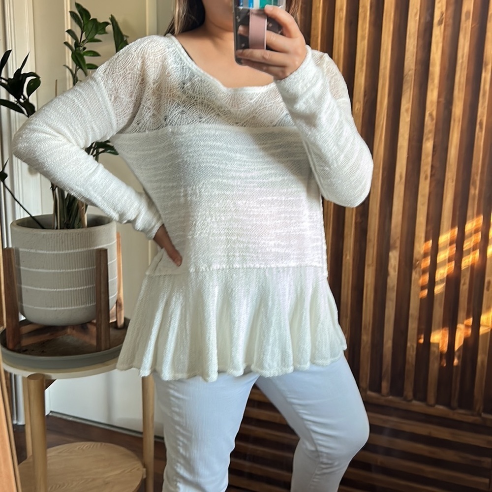 Free People Kristobel Babydoll Peplum‎ Tunic Top. Size S - Picture 4 of 10